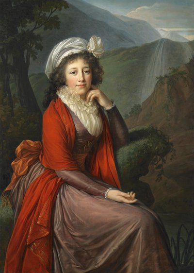 マリア・テレジア・ブッコワ伯爵夫人の肖像 作： Elisabeth Louise Vigee Lebrun