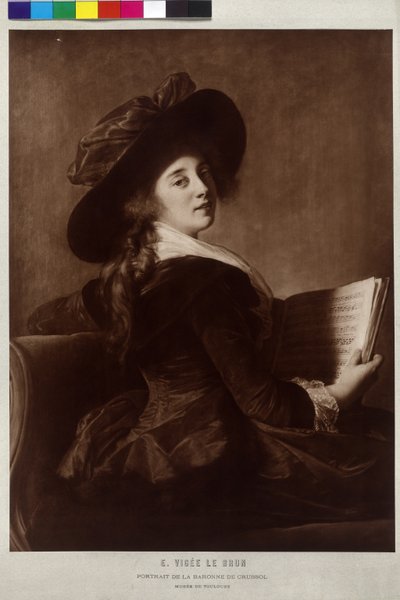 クルソール男爵夫人 作： Elisabeth Louise Vigee Lebrun