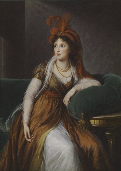 アンナアレクサンドロフナゴリツィナ伯爵夫人、バグラティシグルジンスカヤ王女1763-1842、1797 作： Elisabeth Louise Vigee Lebrun