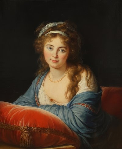 評議会キャサリン・ヴァシリエフナSkavronskaia。 1795-96年頃 作： Elisabeth Louise Vigee Lebrun