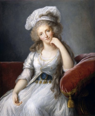 オルレアン公爵夫人、ルイーズマリーアデレードドゥブルボンペンティエーブル 作： Elisabeth Louise Vigee Lebrun