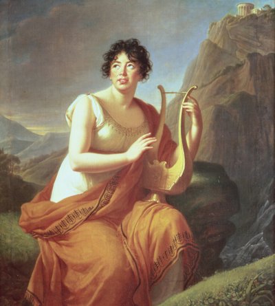 コリンヌ役のマダム・ド・スタール 作： Elisabeth Louise Vigee Lebrun