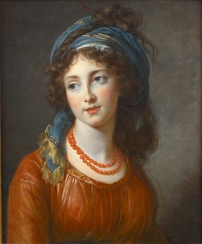 アグラ・ド・グラモンの肖像、ポリドナック通り1768-1812、1794 作： Elisabeth Louise Vigee Lebrun