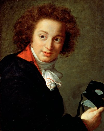 カウントグリゴリーチェルニショフとマスクの肖像、1793年。 作： Elisabeth Louise Vigee Lebrun