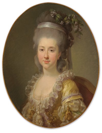 ザモイスカ旧姓ウルスラポトカ伯爵夫人の肖像 作： Elisabeth Louise Vigee Lebrun