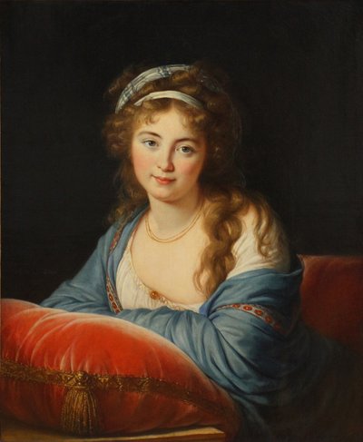 伯爵夫人エカテリーナ・スカヴロンスカヤの肖像、エンゲルハルト1761-1829、1796 作： Elisabeth Louise Vigee Lebrun