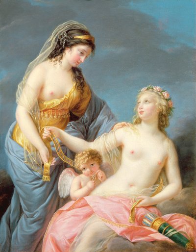 シビルとしてのエマ・ハートの肖像 作： Elisabeth Louise Vigee Lebrun