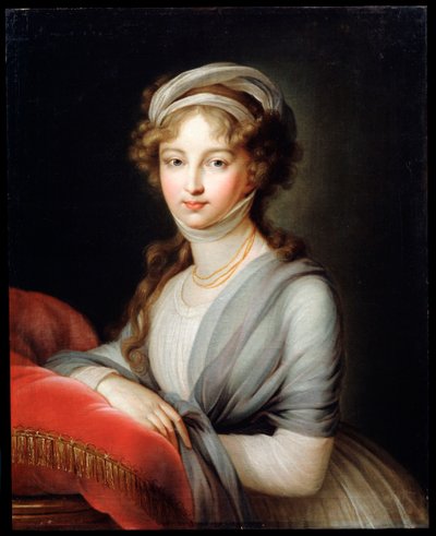 皇后エリザベスアレクセイエフナ、c1795の肖像 作： Elisabeth Louise Vigee Lebrun