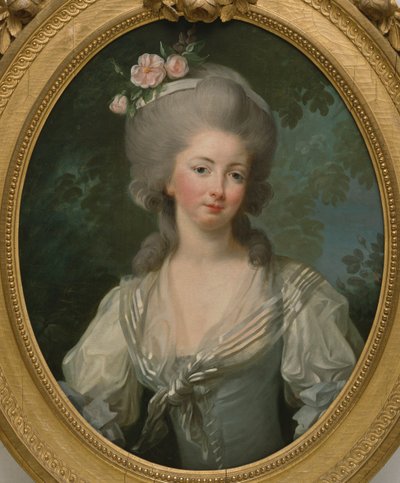 エルネスティンフレデリックの肖像画、プリンセスドクロイ。 作： Elisabeth Louise Vigee Lebrun
