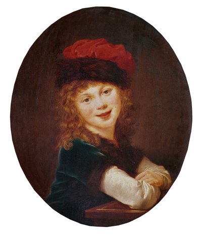 ジュリー・ルブランの肖像 作： Elisabeth Louise Vigee Lebrun