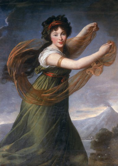 ペラギアサピエジーナの肖像、1794 作： Elisabeth Louise Vigee Lebrun