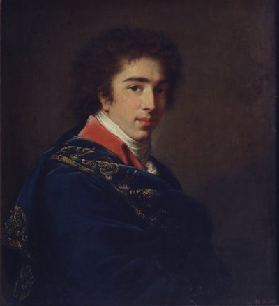 イヴァン・バリャチンスキー王子の肖像、1800 作： Elisabeth Louise Vigee Lebrun