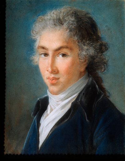 18世紀後半または19世紀初頭のイヴァンバリャチンスキー王子の肖像画 作： Elisabeth Louise Vigee Lebrun