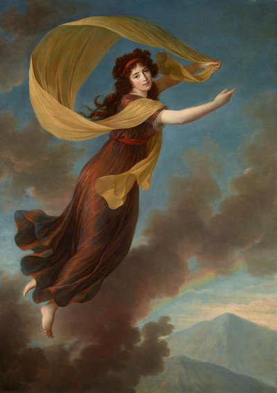 プリンセスカロリンフォンリヒテンシュタインの肖像、マンデルシャイトブランケンハイム伯爵1768-183生まれ 作： Elisabeth Louise Vigee Lebrun