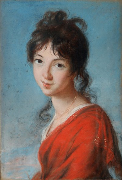 プリンセステレサツァルトリースカの肖像1785-1868、1800 作： Elisabeth Louise Vigee Lebrun