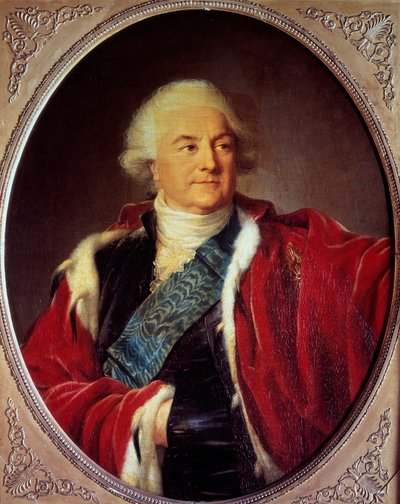 スタニスラウス・アウグスト・ポニャトフスキ（1732-1798）の肖像 ポーランド王 マリー・エリザベート・ルイーズ・ヴィジェ・ルブラン（またはヴィジェ・ルブラン、またはヴィジェ・ルブラン）（1755-1842）の絵画 1797年 日。0,93x0,74 m ヴェルサイユ宮殿美術館 作： Elisabeth Louise Vigee Lebrun