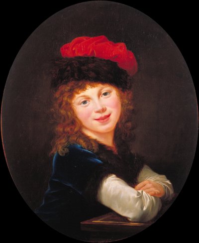 少女の肖像画 作： Elisabeth Louise Vigee Lebrun