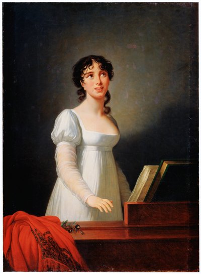 イタリアの歌手、アンジェリカカタラニの肖像、18世紀後半または19世紀初頭 作： Elisabeth Louise Vigee Lebrun