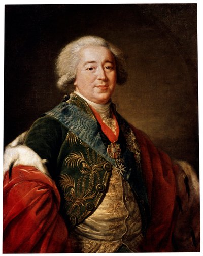 副首相アレクサンドルクラキン王子の肖像、1797年 作： Elisabeth Louise Vigee Lebrun