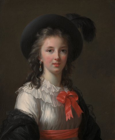 自画像 作： Elisabeth Louise Vigee Lebrun