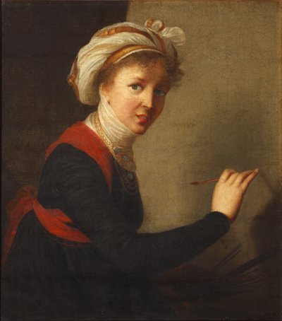 自画像、1800。 作： Elisabeth Louise Vigee Lebrun