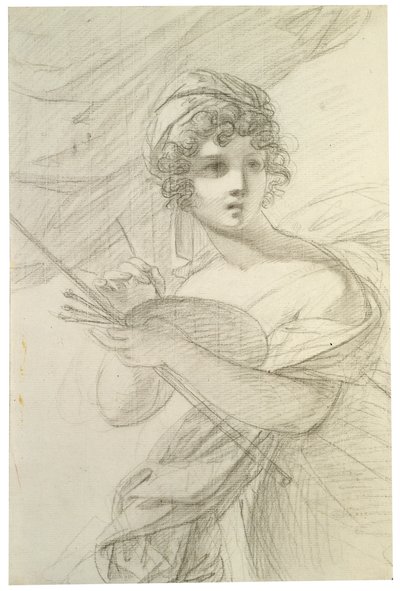 自画像、c1800 作： Elisabeth Louise Vigee Lebrun