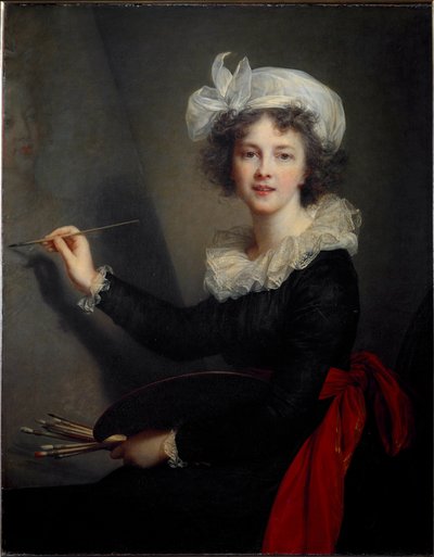 1791年頃の「自画像」（油彩・キャンバス 作： Elisabeth Louise Vigee Lebrun