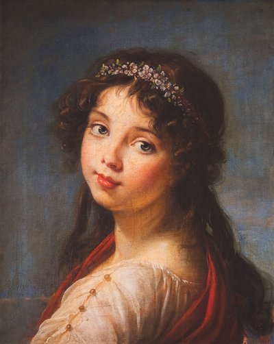 ジュリー・ルブラン。 エリザベート・ヴィジェ・ルブランの絵画 作： Elisabeth Vigée Lebrun
