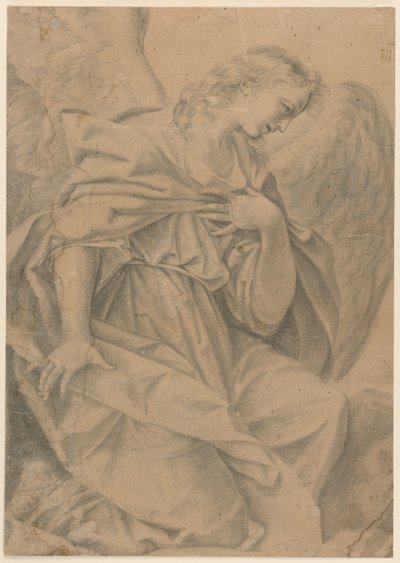 ひざまずく天使 作： Elisabetta Sirani