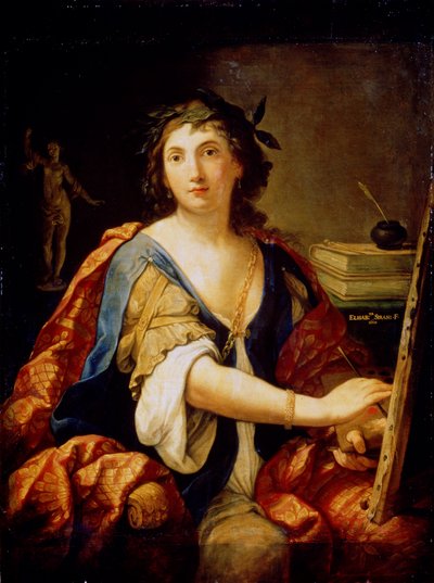 自画像の寓意、1658 作： Elisabetta Sirani