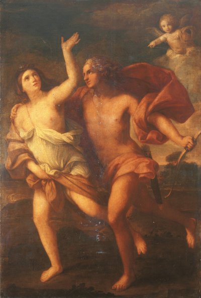ダフネとアポロ 作： Elisabetta Sirani