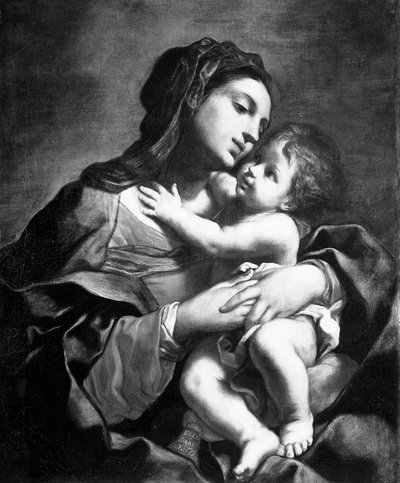 マドンナと子供 作： Elisabetta Sirani