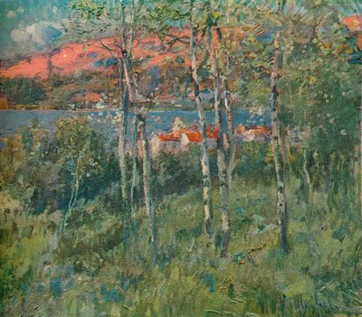 スペイン、ガリシアの村、c1908 作： Eliseo Meifren y Roig