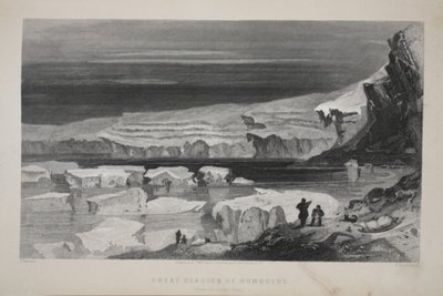 フンボルトの大氷河、「ジョンフランクリン卿を求めて2回目のグリンネル遠征」、1856年のイラスト 作： Elisha Kane