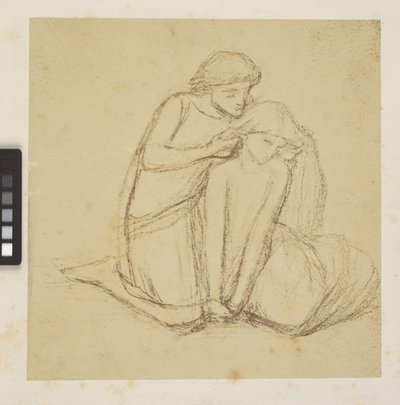 デザインとスケッチ 作： Elizabeth Eleanor (1834-62) Siddal