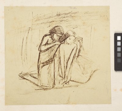 エリザベス・エレノア・シッダル・ロセッティのデザインとスケッチ 作： Elizabeth Eleanor (1834-62) Siddal