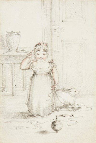子供の頃のヴィクトリア女王 作： Elizabeth Keith née Lindsay Heathcote