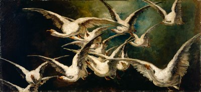 ガチョウの群れ 作： Elizabeth Nourse