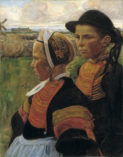 兄弟姉妹、ペンマーク、カリフォルニア州。 1901年。 作： Elizabeth Nourse