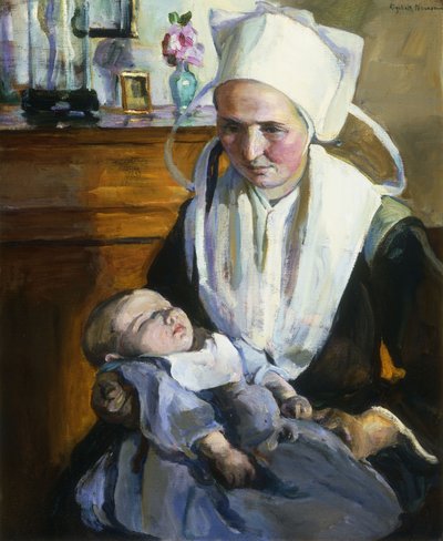 眠っている子供; 眠れる子 作： Elizabeth Nourse