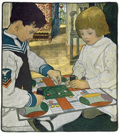 雨の午後 作： Elizabeth Shippen Green