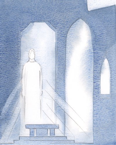 祈りにおけるすべての良いこととすべての賜物と知識は、2000年のキリストを通して私たちにもたらされます（紙にw - c） 作： Elizabeth Wang