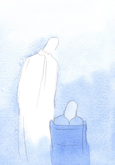 私たちが「イエスの聖心」に祈るとき、彼の優しい心は私たちの悩みを助け、私たちの友人を助けることを切望しています。2002年（紙にw - c） 作： Elizabeth Wang