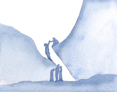 私たちに自由に与えられたキリストへの信仰によって、私たちは他の人のために執り成しをし、彼らの困難を助けるように導かれます、2000年（紙にw - c） 作： Elizabeth Wang