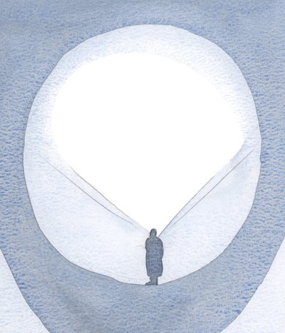 信仰、愛、犠牲の小さな行為によって、新たな恵みの注ぎ出しのための空間が魂の中に準備されます。、2001年（紙にw - c） 作： Elizabeth Wang