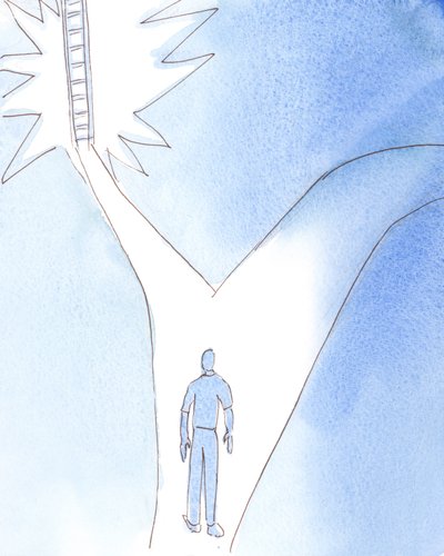 キリストは私たちの心を見ることができます。彼は私たちの罪と弱さ、私たちを形作る力、私たちの最も深い憧れ、そして私たちの日々の決定を「見ています」、2004年（紙にw - c） 作： Elizabeth Wang