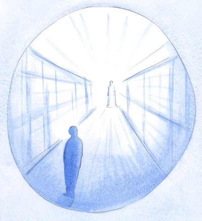 キリストは私に彼に向かう道を示し、私がどのようにして-私自身の意志で-重要な目標から気をそらされるようになるかを説明しました。、2001年（紙にw - c） 作： Elizabeth Wang