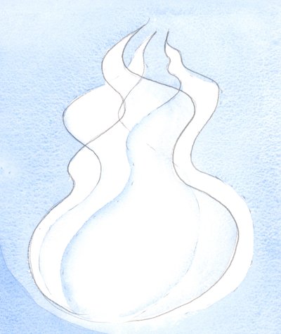 それぞれの神の人、それぞれの炎は、同じ神の性質を持っています。一緒に彼らは一つの神、一つの火、2002年（紙にw - c） 作： Elizabeth Wang