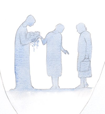 私たちがキリストに親切な隣人に報酬を与えるように頼むたびに、彼は私たちの祈りを通してその人に素晴らしい贈り物を与えます。、2000年（紙にw - c） 作： Elizabeth Wang