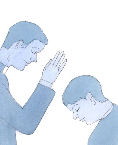 生きているすべての人は私たちの神、キリストに愛されています、2004年（紙にw - c） 作： Elizabeth Wang